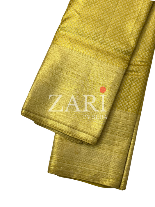 Yellow Gold - Pure Kanchipuram Silk Saree