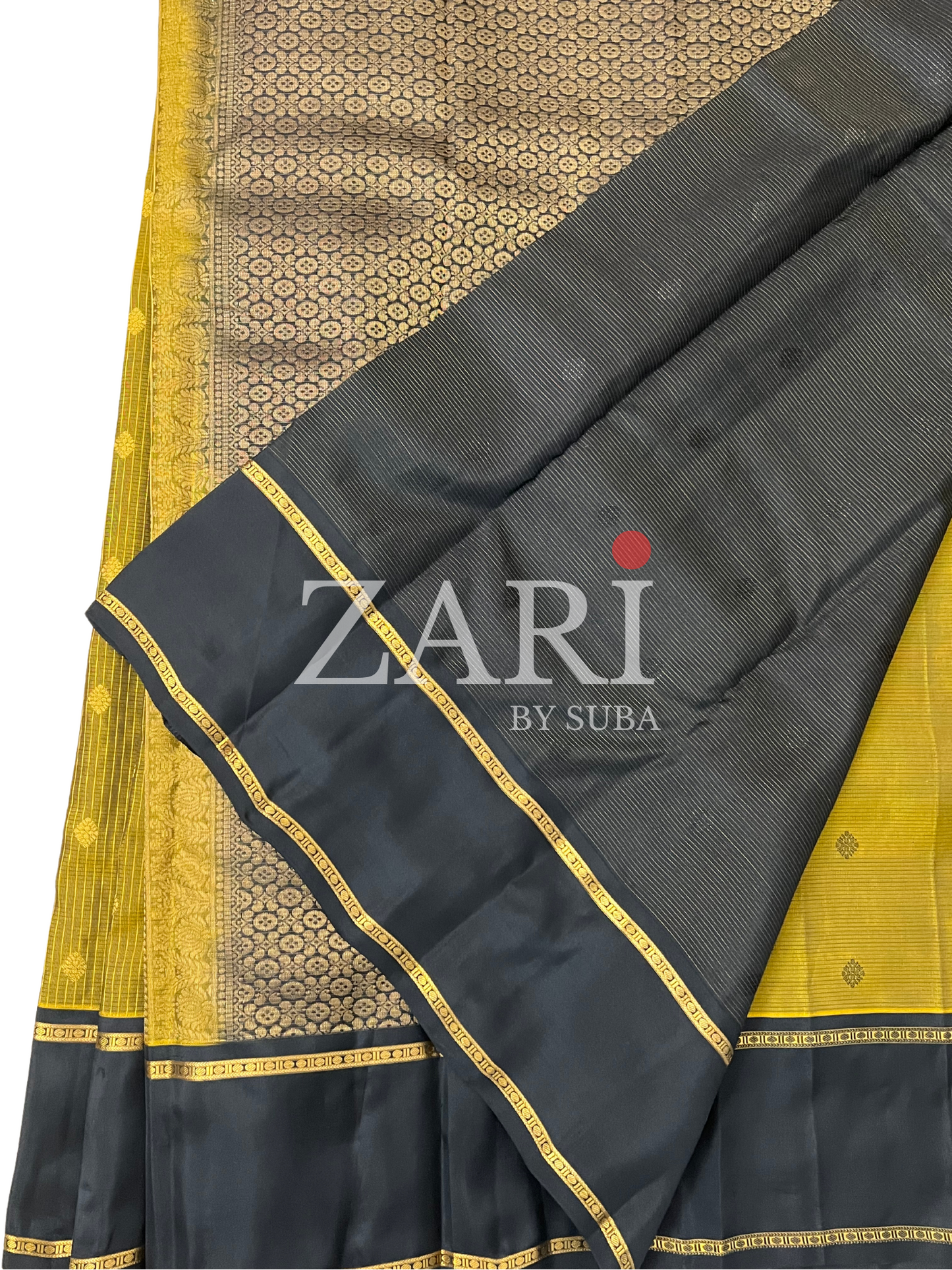 Henna Green - Vaira oosi - Pure Kanchipuram Silk Saree