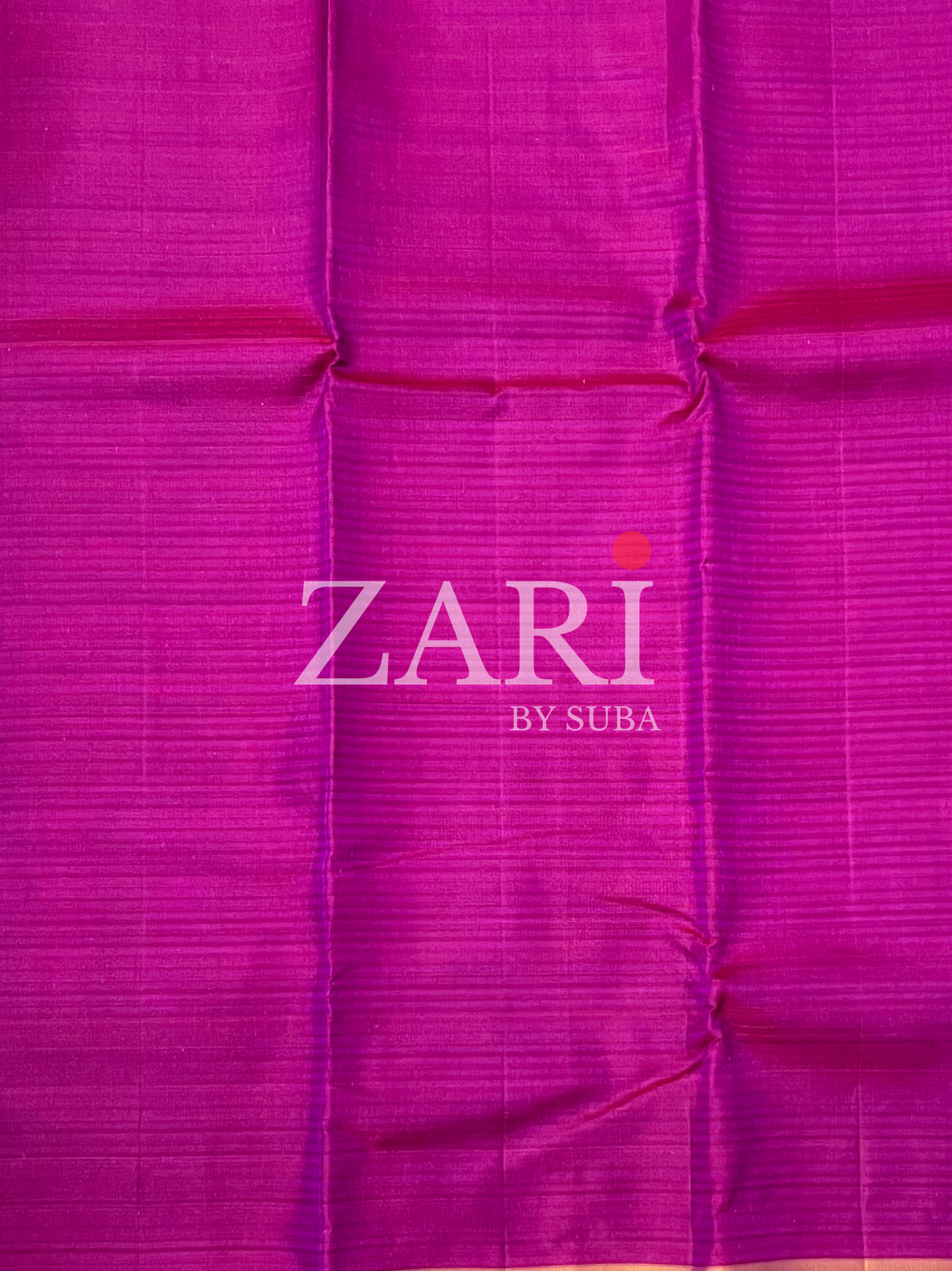 Majenta - Gap Border - Pure Kanchipuram Silk Saree