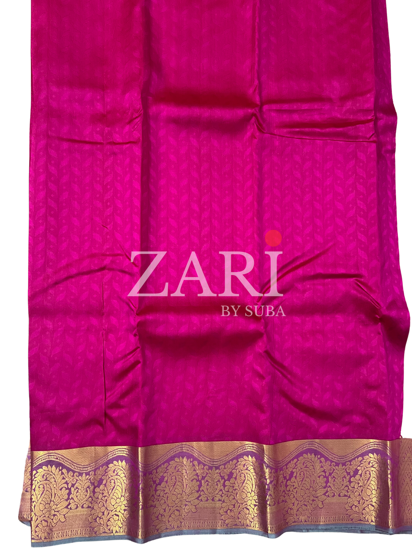 Dark Pink - Pure Kanchipuram Silk Saree