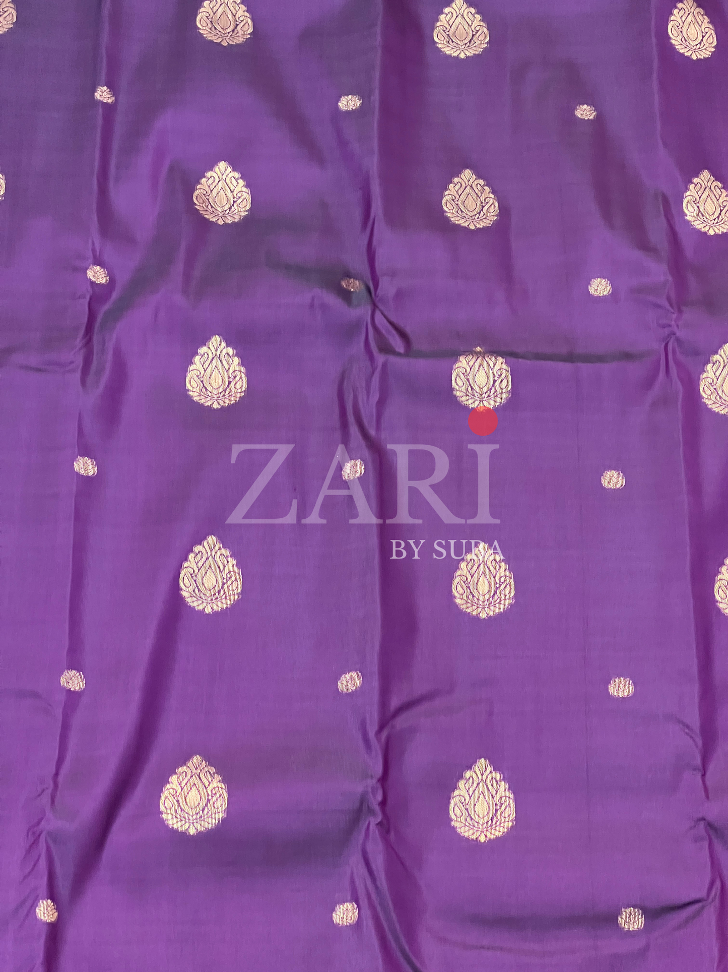 Purple and Red - Pure Kanchipuram Silk Saree