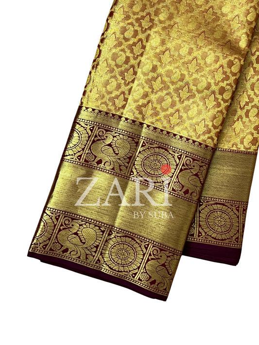 Gold - Pure Kanchipuram Silk Saree