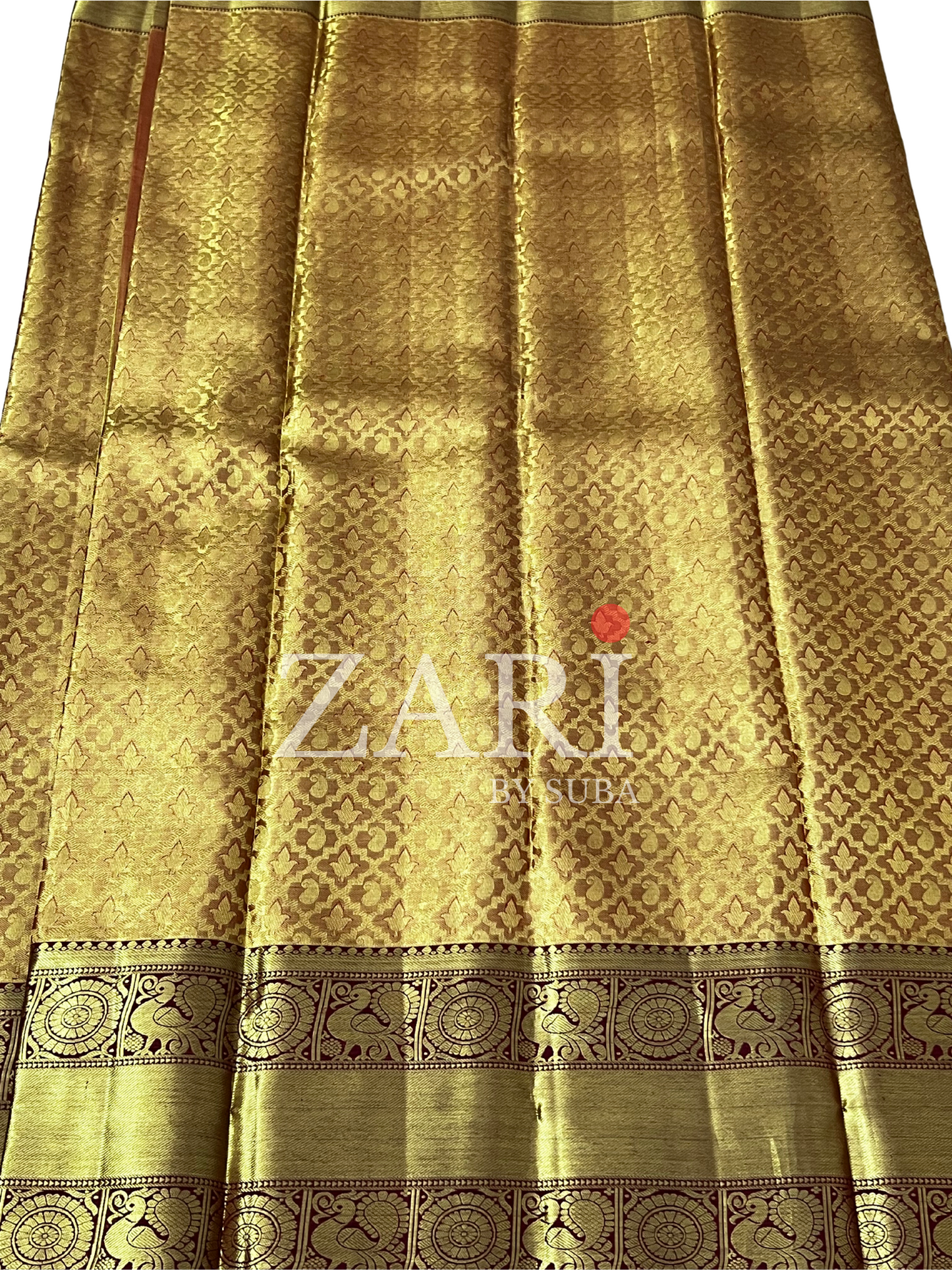 Gold - Pure Kanchipuram Silk Saree